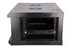 Qnap Szafka wisząca rack 4U 600x450 czarna szklane drzwi