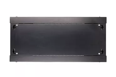 Qnap Szafka wisząca rack 4U 600x450 czarna szklane drzwi