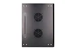Qnap Szafka wisząca rack 4U 600x450 czarna szklane drzwi