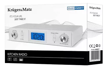 Radio kuchenne Bluetooth LCD FM podwieszane KM0817
