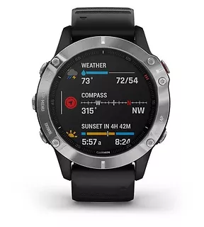 Garmin Fenix 6 Srebrny 010-02158-00