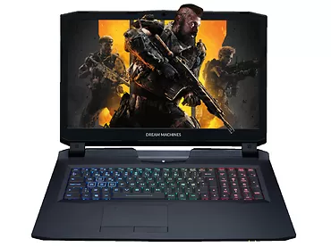 Laptop Dream Machines RX2070 i7-9700k 17.3”/RTX2070/1 TB M.2 PCIe/1 TB HDD/16 GB