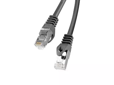 LANBERG Patchcord FTP PCF6-10CC-0200-BK kat.6 2M czarny