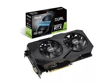 Asus Karta graficzna GeForce RTX 2060 DUAL OC 6GB EVO