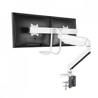 Uchwyt biurkowy NM-D775DXWHITE na dwa monitory