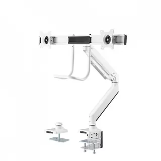 Uchwyt biurkowy NM-D775DXWHITE na dwa monitory