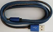 Gembird Kabel USB 2.0 Type C premium jeans 2 m