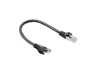 LANBERG Patchcord FTP PCF6-10CC-0025-BK kat.6 0.25M czarny