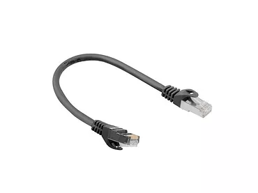 LANBERG Patchcord FTP PCF6-10CC-0025-BK kat.6 0.25M czarny