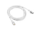 LANBERG Patchcord FTP PCF6-10CC-0050-W kat.6 0.5M biały