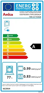 Amica Piekarnik ED37610B X-TYPE OPENUP