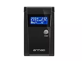 Zasilacz awaryjny Armac Line-In 650VA Office Pure Sine Wave LCD 2x230v schuko metalowa obudowa