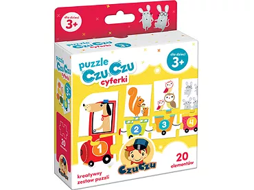 Czuczu Cyferki Puzzle dla dzieci 3+  0043