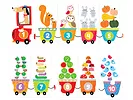 Czuczu Cyferki Puzzle dla dzieci 3+  0043