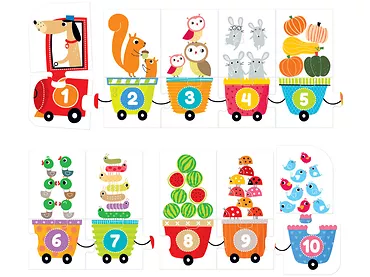 Czuczu Cyferki Puzzle dla dzieci 3+  0043