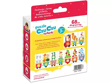Czuczu Cyferki Puzzle dla dzieci 3+  0043