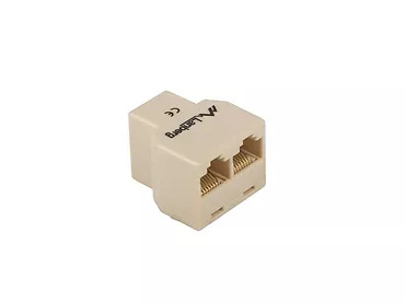 LANBERG Adapter złączka sieciowa RJ45 - RJ45 x2