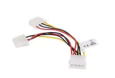 LANBERG Kabel rozdzielacz zasilania 1xHDD - 2xHDD 15cm