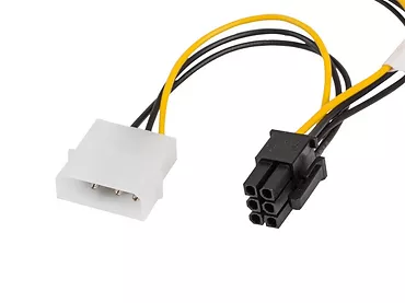 LANBERG Kabel rozdzielacz zasilania 2xHDD - 6Pin BTX/PSU