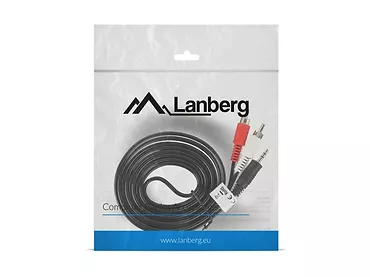 LANBERG Kabel Minijack - 2x Chinch M/M 2M
