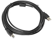 LANBERG Kabel USB 2.0 AM-BM 3M Ferryt czarny