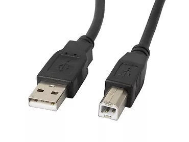 LANBERG Kabel USB 2.0 AM-BM 3M Ferryt czarny