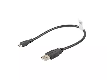 LANBERG Kabel USB 2.0 micro AM-MBM5P 0.3M czarny