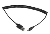 Gembird Kabel micro spirala USB 2.0 1.8m czarny AM-MBP5P