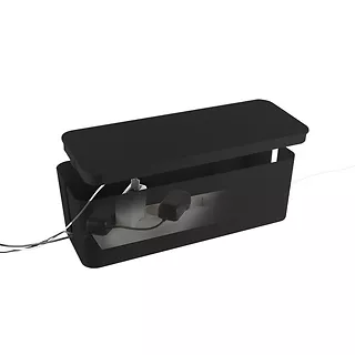 LogiLink Organizer kabli Cable Box, czarny