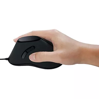 LogiLink Ergonomiczna mysz optyczna, pionowa, USB, czarna