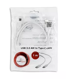 Gembird Kabel USB 3.0 C AM/CM 1m/biały