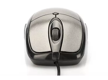 EDNET Mysz przewodowa optyczna 3 przyciski 800dpi srebrno-czarny