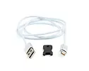 Gembird Kabel USB 2.0 magnetyczny/8pin/1m/srebrny