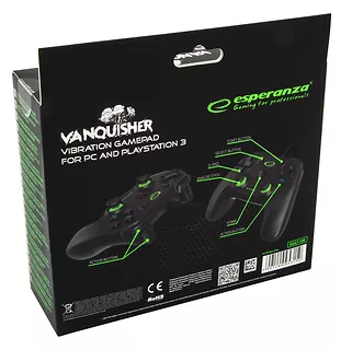 Esperanza GAMEPAD PC/PS 3 USB VANQUISHER