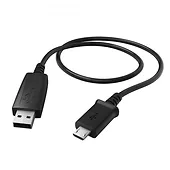 Hama KABEL ŁADUJĄCY/DATA MICRO USB 0,6M CZARNY