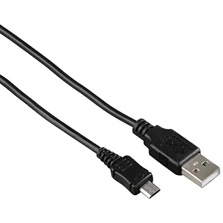 Hama KABEL ŁADUJĄCY/DATA MICRO USB 0,6M CZARNY