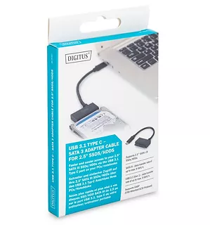 Digitus Konwerter/Adapter USB 3.1 (Gen.1) Typ C do SSD/HDD 2.5" SATA III