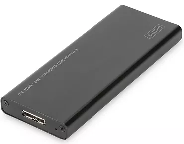 Digitus Obudowa zewnętrzna USB 3.0 na dysk SSD M2 (NGFF) SATA III, 80/60/42/30mm, aluminiowa