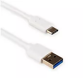 4world Kabel do przesyłu danych USB 3.0 A - USB-C, 200 cm, biały