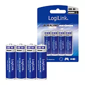 LogiLink Baterie alkaliczne LR6 , 1.5V, 4sztuki