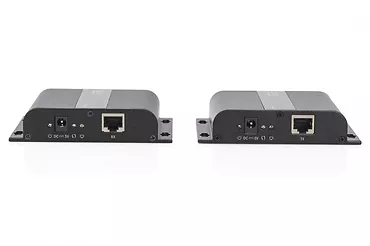 Digitus Przedłużacz/Extender HDMI do 120m po skrętce Cat.5e/6 UTP lub IP, 4K 30Hz UHD, z audio (zestaw)