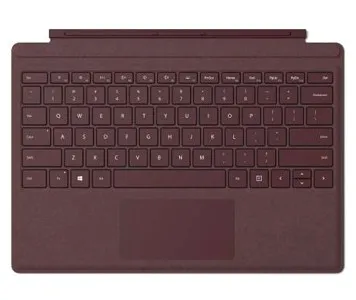 Microsoft Klawiatura Surface Pro Signature Type Cover Burgundy Commercial