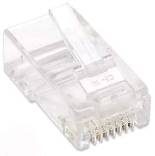 Wtyk RJ45 UTP na drut 8p8c kat.5e słoik 100szt.