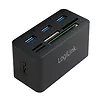 LogiLink Hub USB 3.0, 3 porty, z czytnikiem kart pamięci