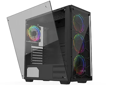 Obudowa komputerowa Krux Leda RGB