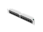 LANBERG Patch Panel 12 Port 1U 10 cali kategoria 5e szary