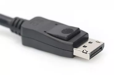 ASSMANN Kabel połączeniowy DisplayPort z zatrzaskami 8K 30Hz UHD Typ DP/DP M/M czarny 2m