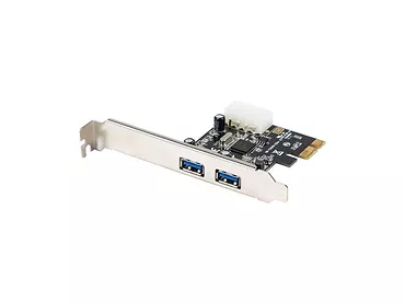 LANBERG Karta PCI Express - USB 3.1 GEN1 2-Port + Śledź Low Profile