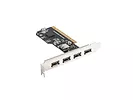 LANBERG Karta PCI - USB 2.0 5-Port