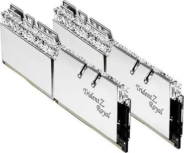 G.SKILL Pamięć do PC DDR4 16GB (2x8GB) TridentZ Royal RGB DDR4  3200MHz CL14-14-14 XMP2 srebrna